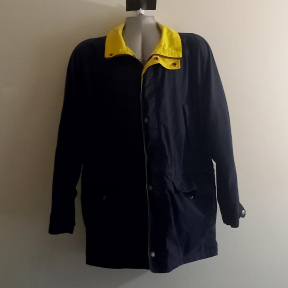 Vintage Blue/Yellow London Fog Jacket sz L
